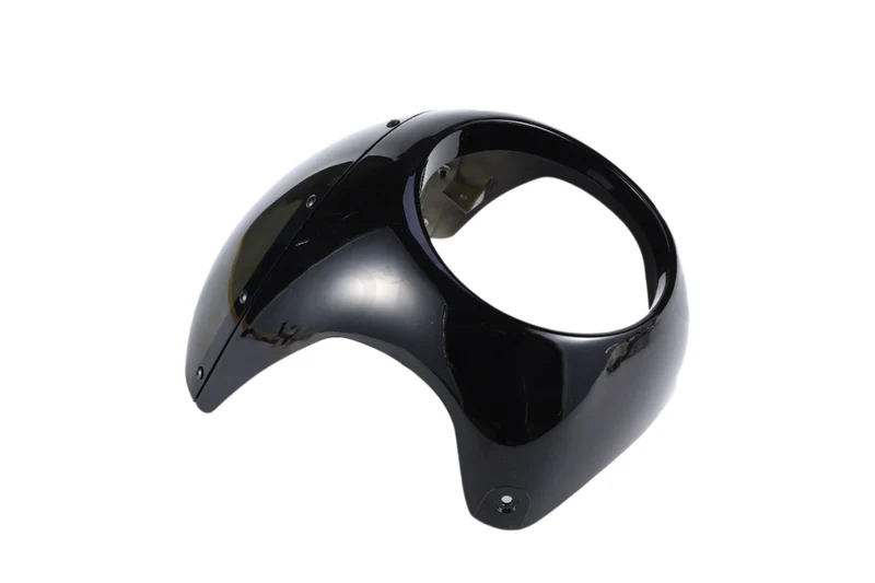 Tete de fourche Cafe Racer Noir, Noir mat, Beige ou rouge