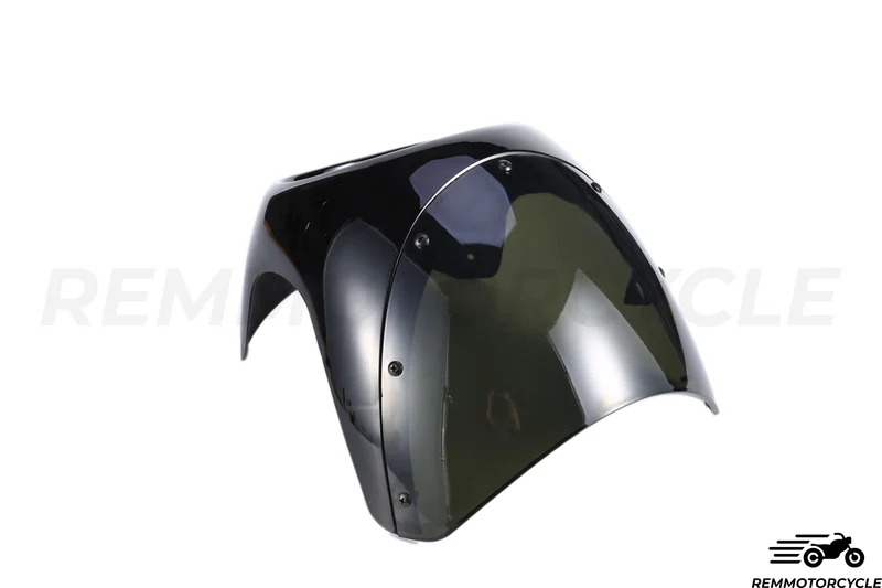 Tete de fourche Cafe Racer Noir, Noir mat, Beige ou rouge