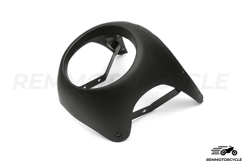 Tete de fourche Cafe Racer Noir, Noir mat, Beige ou rouge