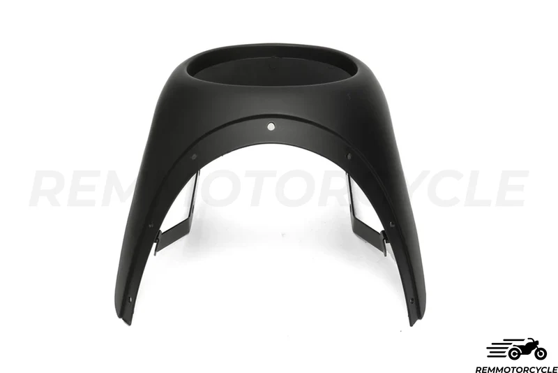 Tete de fourche Cafe Racer Noir, Noir mat, Beige ou rouge