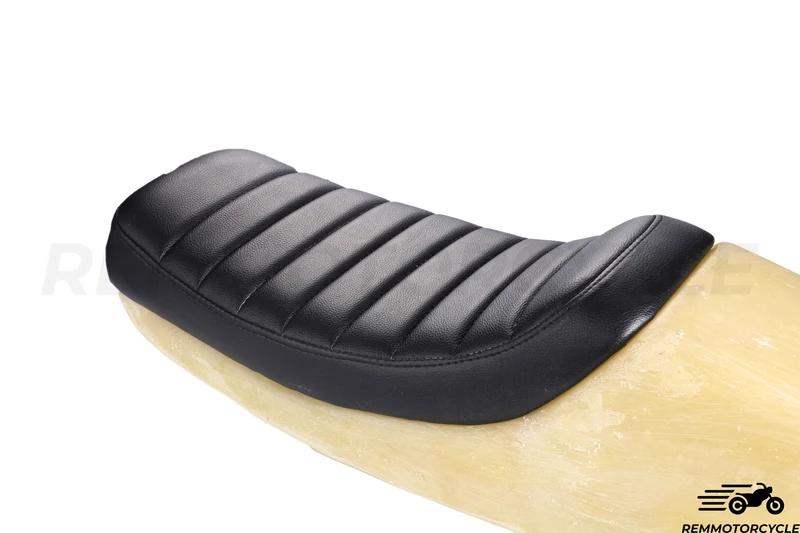 Coque + Selle Flat track Noir ou Marron avec feu arrière