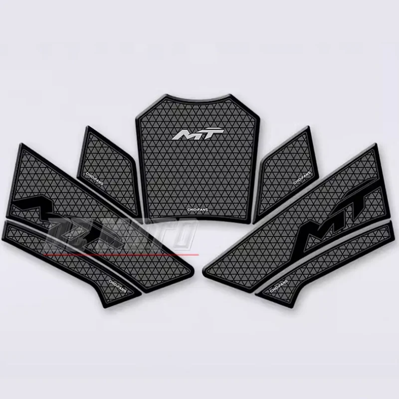 For CFMOTO 450MT 450 MT Motorcycle Anti-scratch Rubber Oil Tank Protection Sticker Decals Tank Pad Side Grips Protection