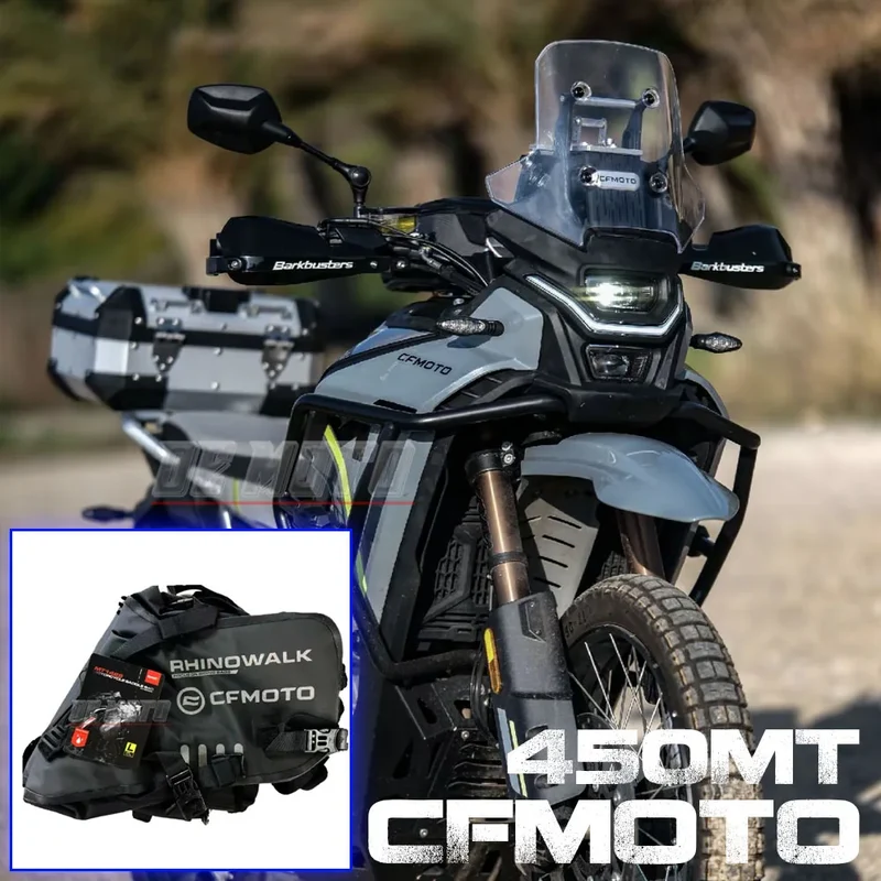 FOR CFMOTO 450MT Back Bag Storage Bag Waterproof Knight Bag Quick Release Side Box Bracket Side Bag Side Bag