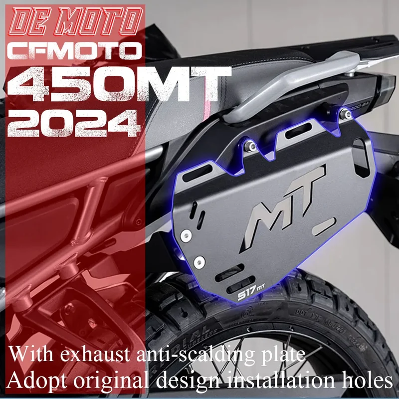 FOR CFMOTO 450MT Back Bag Storage Bag Waterproof Knight Bag Quick Release Side Box Bracket Side Bag Side Bag