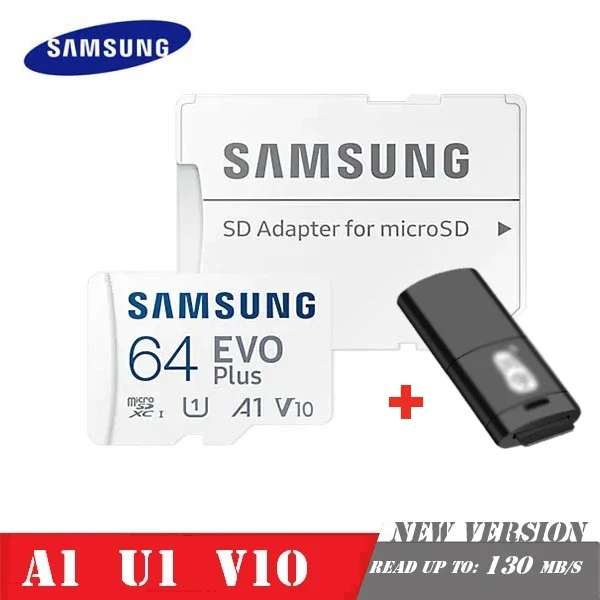 SAMSUNG Original Memory Card 64GB/U1/128GB/256GB/512GB SDXC Micro SD/TF Flash Cards MicroSD UHS-1 U3 4K For Phone Drone Camera