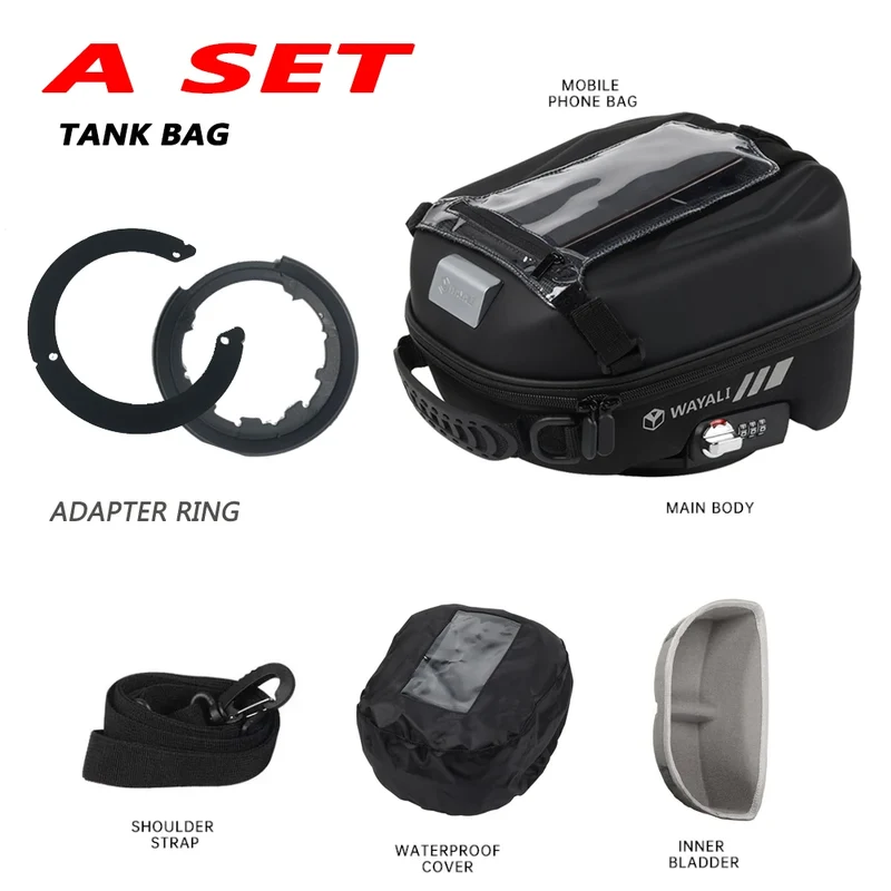 For HONDA Transalp XL750 XL 750 2023 2024 2025 Motorcycle Fuel Tank Bag Luggage Tanklock Storage Bags Backpack Navigation Bag