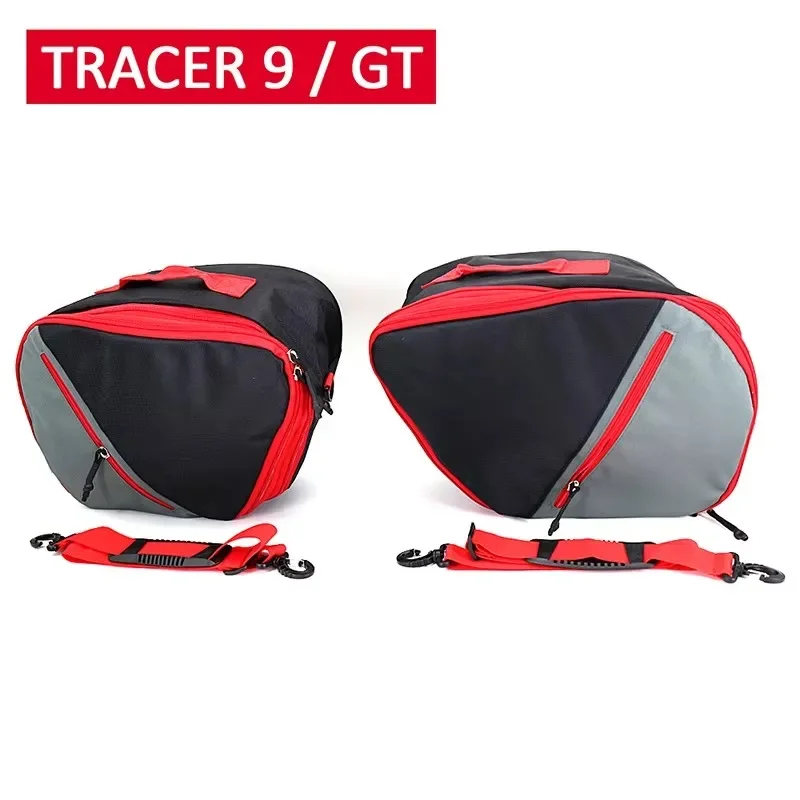 2022 2023 2024 For Yamaha Tracer 9 GT TRACER 9GT Motorcycle Luggage Bags Black Expandable Inner Bags Tracer9 GT Tracer900