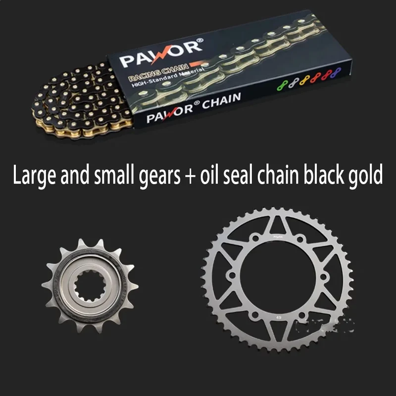 FOR CFMOTO 450MT Motorcycle Silent Sprocket Oil-Sealed Chain Modification Enlarged Sprocket To Increase Low Torque