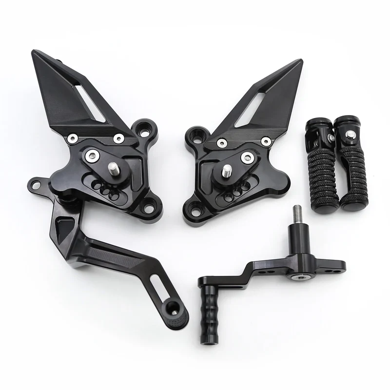 For Yamaha MT09 MT 09 V3 FZ09 2021 2022 2023 2024 Motorcycle Rearset Footrest Footpeg CNC Aluminum Alloy Pedal Foot peg Rear Set