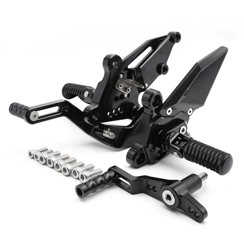 For Yamaha MT09 MT 09 V3 FZ09 2021 2022 2023 2024 Motorcycle Rearset Footrest Footpeg CNC Aluminum Alloy Pedal Foot peg Rear Set