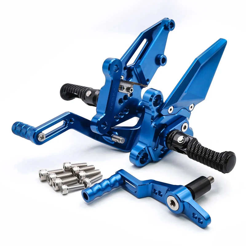 For Yamaha MT09 MT 09 V3 FZ09 2021 2022 2023 2024 Motorcycle Rearset Footrest Footpeg CNC Aluminum Alloy Pedal Foot peg Rear Set