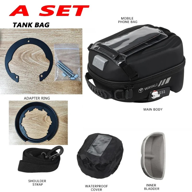 For CFMOTO 800MT MT800 2022 2023 Fuel Tank Bag Saddle Racing Tanklock Waterproof Bags Backpack 800 MT Motorcycle Accessories
