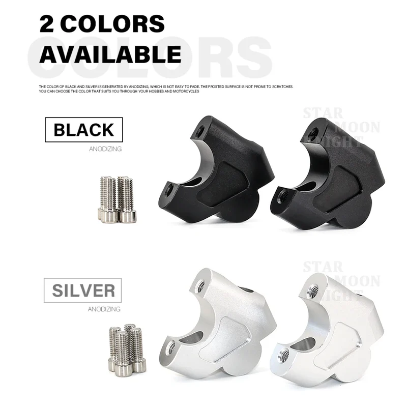 Motorcycle Accessories Handlebar Riser Clamp For Honda CB500X CB 500 400 X CB500F CB400X CB400F Handle Bar Drag Extend Adapter