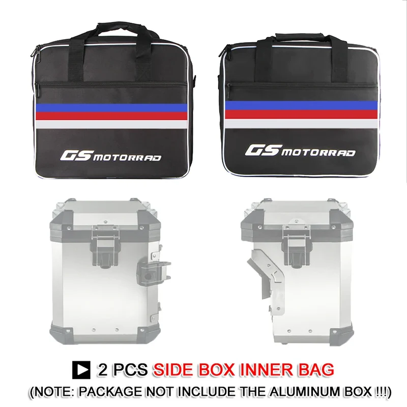 Motorcycle Saddlebag For BMW R1200GS F850GS F750GS R1250GS ADV LC GS1250 2018-2022 2023 Luggage Inner Bag Expandable Saddle Bags