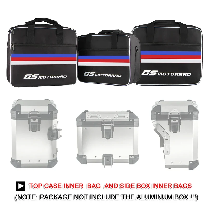 Motorcycle Saddlebag For BMW R1200GS F850GS F750GS R1250GS ADV LC GS1250 2018-2022 2023 Luggage Inner Bag Expandable Saddle Bags