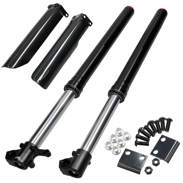 Barras de horquilla tipo K3 735mm 45/48 Pitbike - negro
