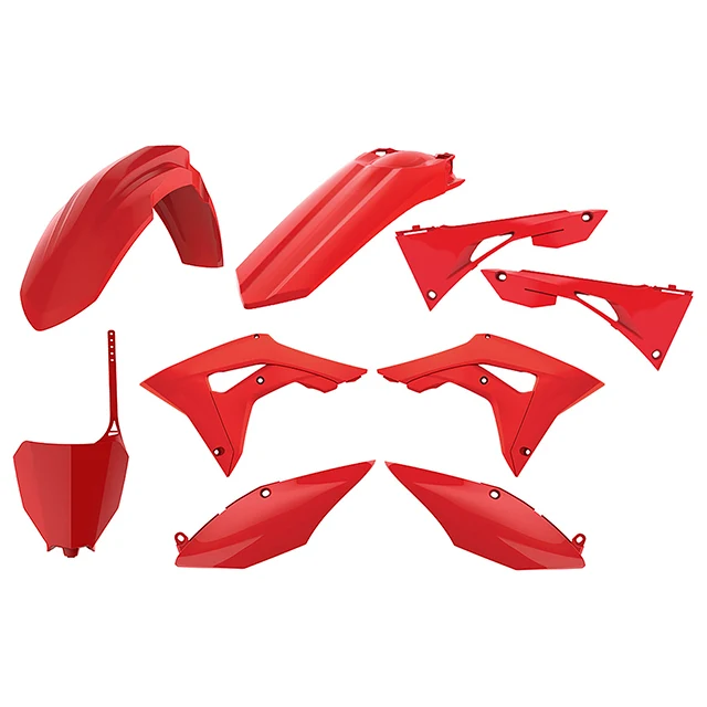 Kit de plásticos Honda CRF450R 17-20 CRF250R 18-21 Polisport - rojo CR04
