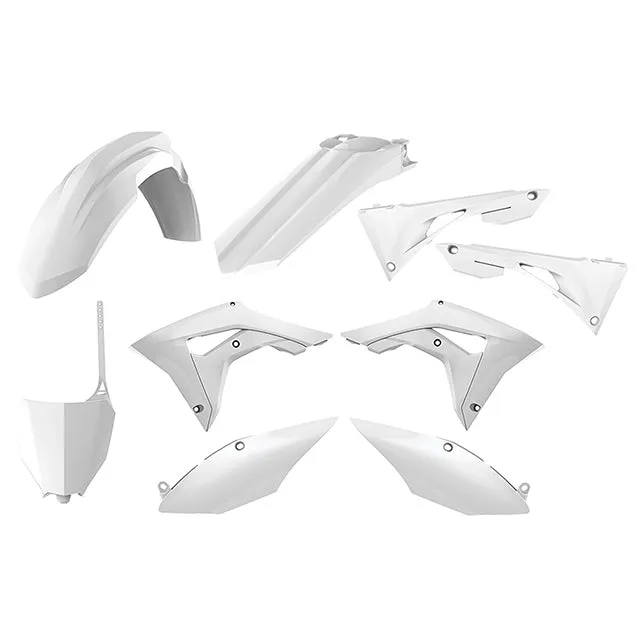 Kit de plásticos Honda CRF450R 17-20 CRF250R 18-21 Polisport - blanco