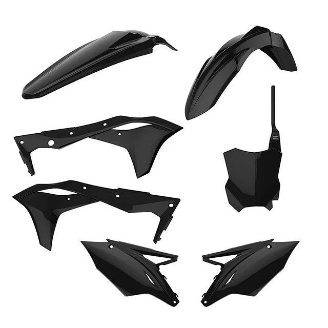 Kit de plásticos KX250F 17-20 Polisport - negro
