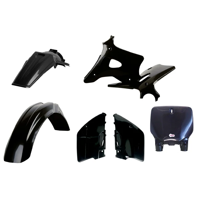 Kit de plásticos KX125 / 250 96-98 Polisport - negro