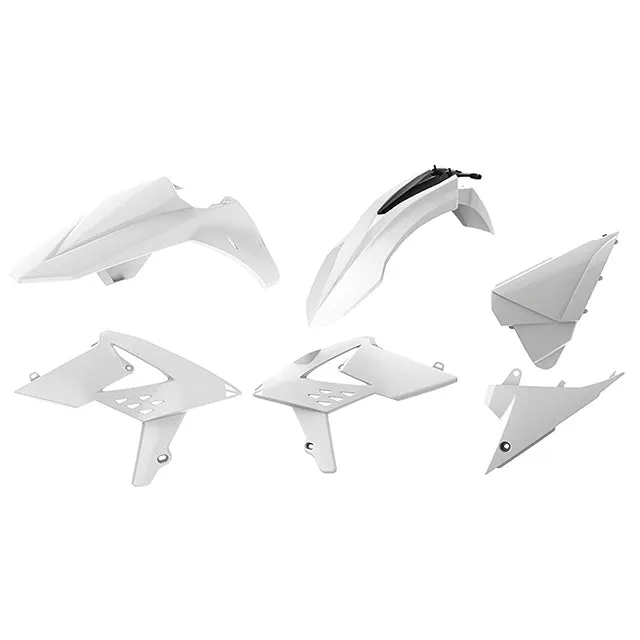 Kit de plásticos Beta RR 250/300 2T 350/400/450 4T 13-17 Polisport - blanco