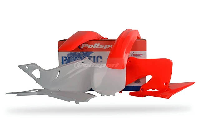Kit de plásticos Honda CR250R 97-99 CR125R 98-99 Polisport - rojo
