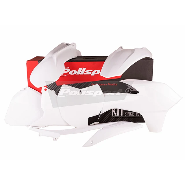 Kit de plásticos KTM SX/SX-F/XC 13-15 Polisport - blanco