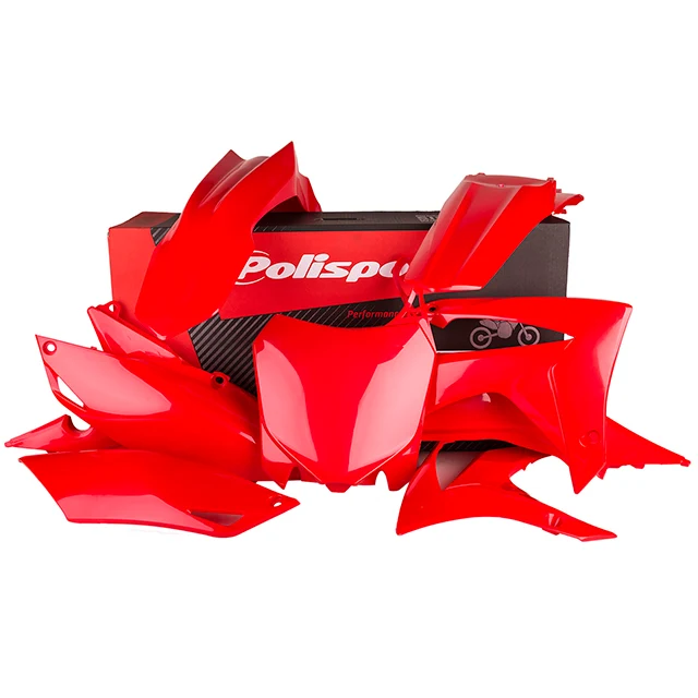 Kit de plásticos Honda CRF450R 13-16 CRF250R 14-17 Polisport - rojo CR04