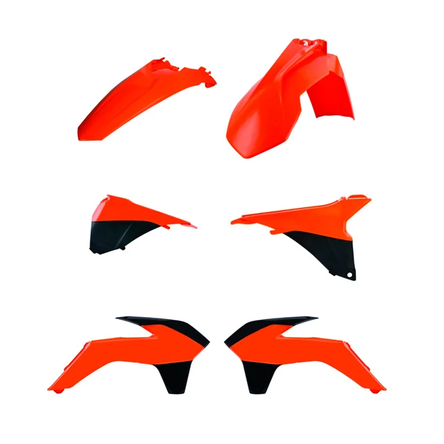 Kit de plásticos KTM EXC/EXC-F 14-16 Polisport - OEM naranja