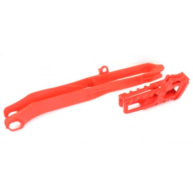 Kit Guia y Patín de cadena Honda CRF450R 13-16 CRF250R 14-17 Polisport - rojo CR04