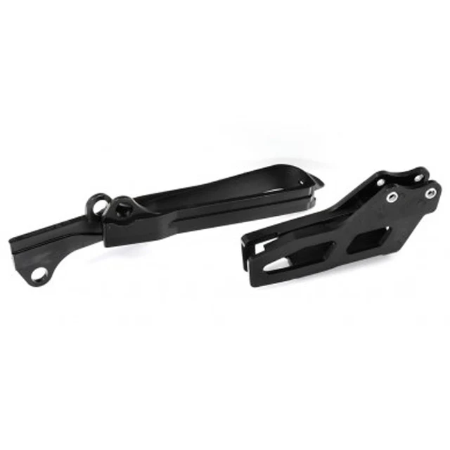 Kit Guia y Patín de cadena RMZ254 12-18 Polisport - negro