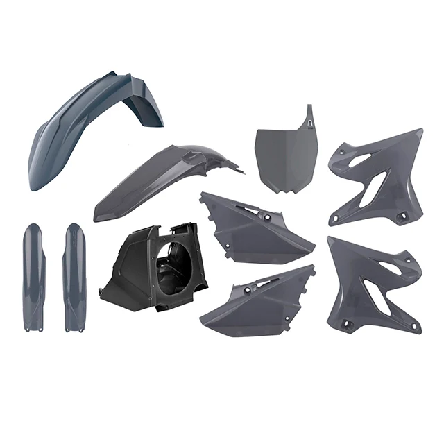 Kit de plásticos YZ125/250 02-21 Polisport - nardo grey