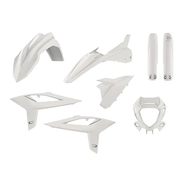 Kit de plásticos Beta RR 250/300 2T 350/400/450 4T con protectores de horquilla y careta 20-22 Polisport - OEM