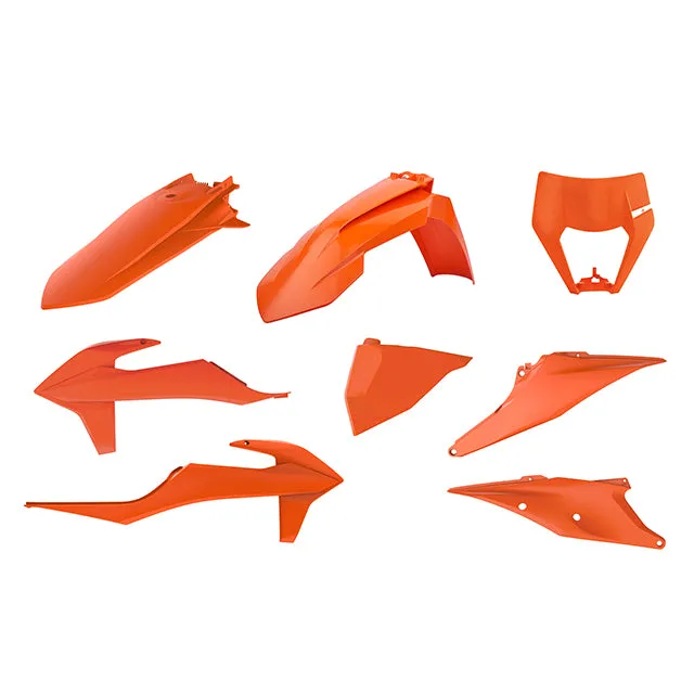 Kit de plásticos KTM EXC/EXC-F 20-22 EB Polisport - naranja