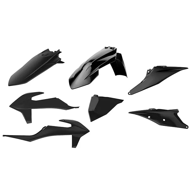 Kit de plásticos KTM EXC/EXC-F con careta 20-22 Polisport - negro