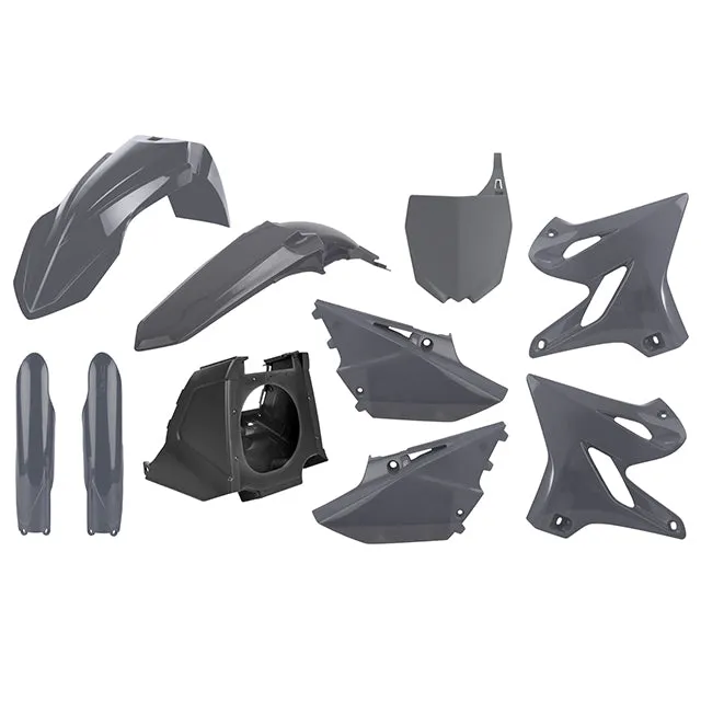 Kit de plásticos Restyling YZ125/250 02-21 Polisport - nardo grey