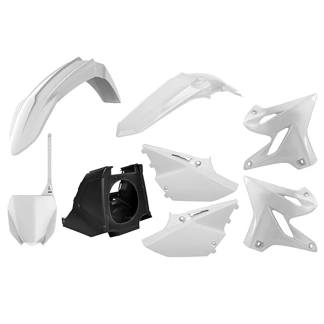 Kit de plásticos YZ125/250 02-21 Polisport - blanco