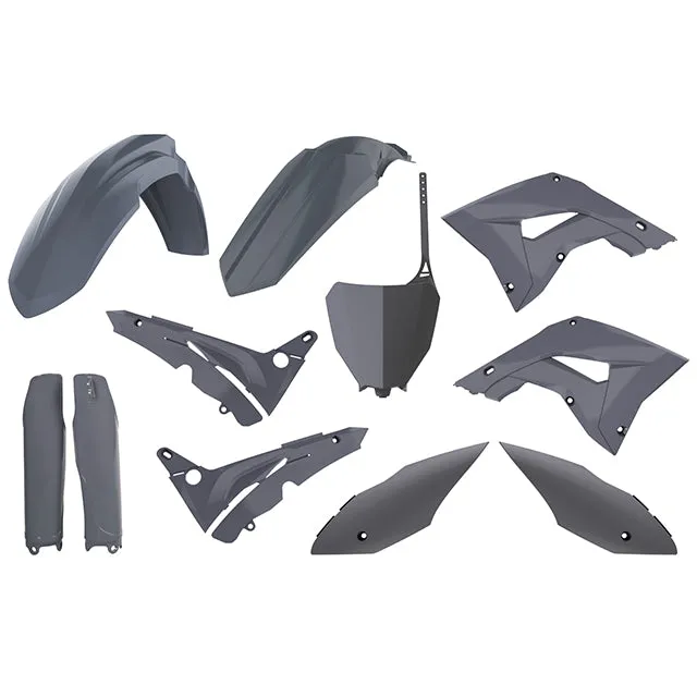 Kit de plásticos Restyling Honda CR125R/CR250R 02-07 Polisport - nardo grey