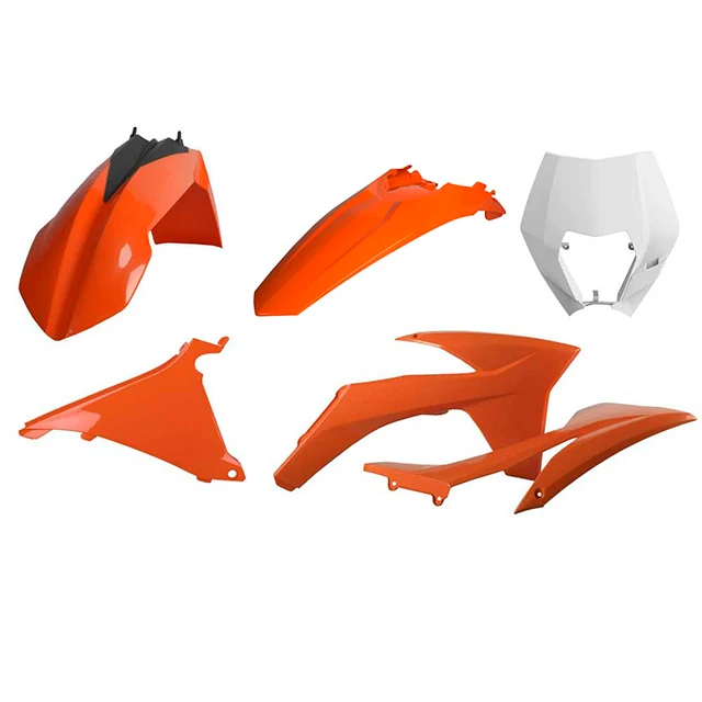 Kit de plásticos KTM EXC/EXC-F con mascara careta 12-13 Polisport - OEM