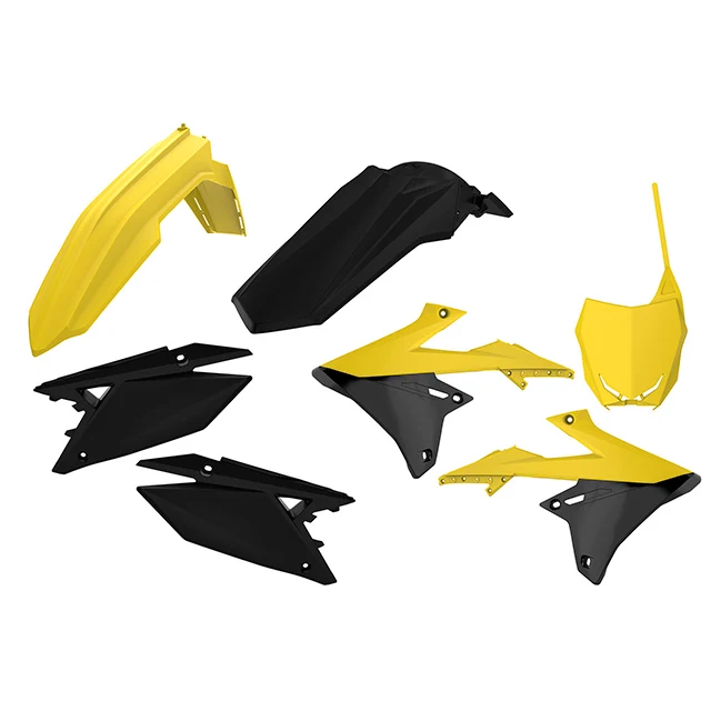 Kit de plásticos Suzuki RMZ450 18-22 RMZ250 19-22 Polisport - amarillo-negro