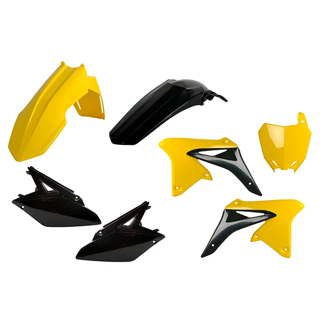 Kit de plásticos RMZ250 10-18 Polisport amarillo-negro