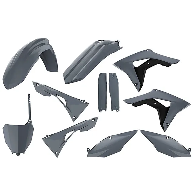 Kit de plásticos Honda CRF450R 19-20 CRF250R 19-21 Polisport - nardo grey