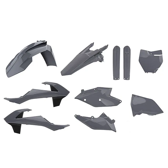 Kit de plásticos SX125/150 SX-F250/450 XC-F250/350/450 16-18 Polisport - nardo grey
