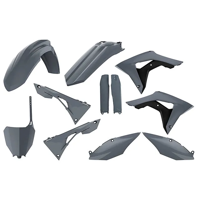 Kit de plásticos Honda CRF450R 17-18 CRF250R 18 Polisport - nardo grey
