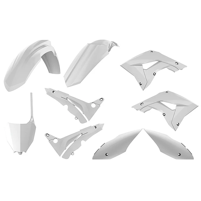 Kit de plásticos Restyling Honda CR125R/CR250R CRF 18 style 02-07 Polisport - blanco