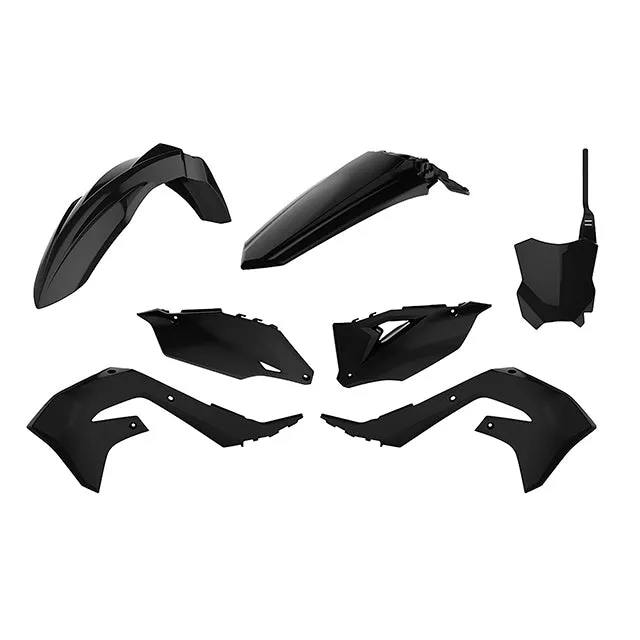 Kit de plásticos KX450F 19-22 Polisport - negro