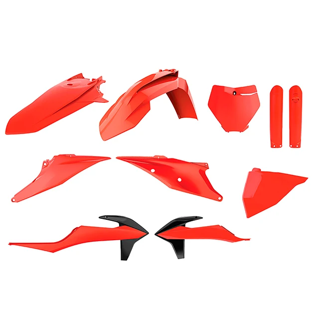 Kit de plásticos SX/SX-F 19-22 Polisport - naranja flúor