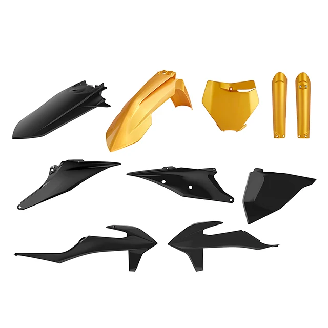 Kit de plásticos SX/SX-F 19-22 Polisport - negro-oro
