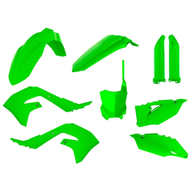 Kit de plásticos KX450F 19-22 Polisport - verde lima