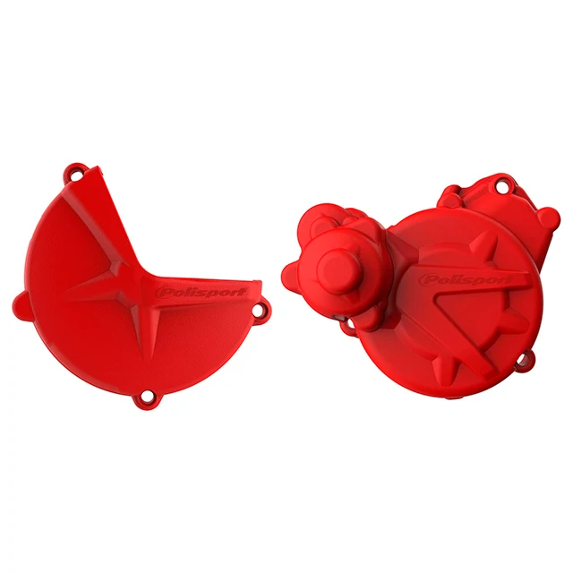 Kit Tapa embrague y encendido EC250/300 17-20 Polisport - rojo